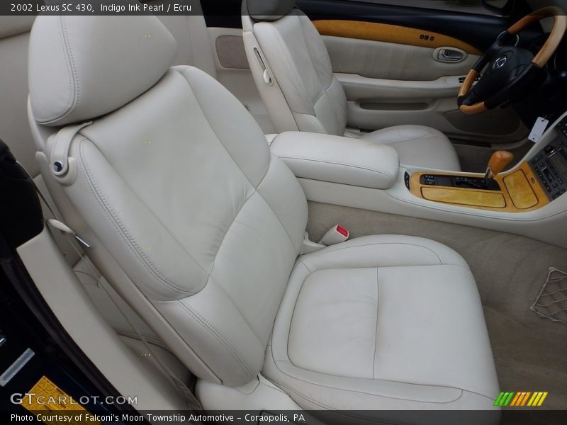 Indigo Ink Pearl / Ecru 2002 Lexus SC 430