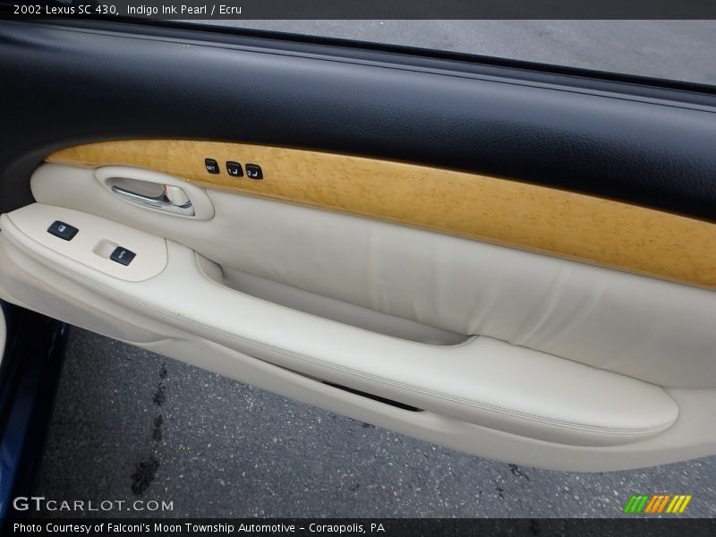 Indigo Ink Pearl / Ecru 2002 Lexus SC 430