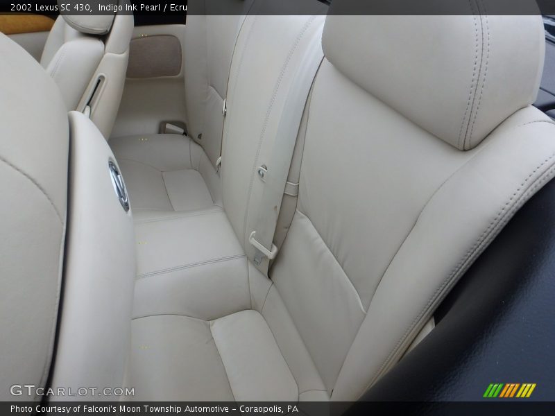 Indigo Ink Pearl / Ecru 2002 Lexus SC 430