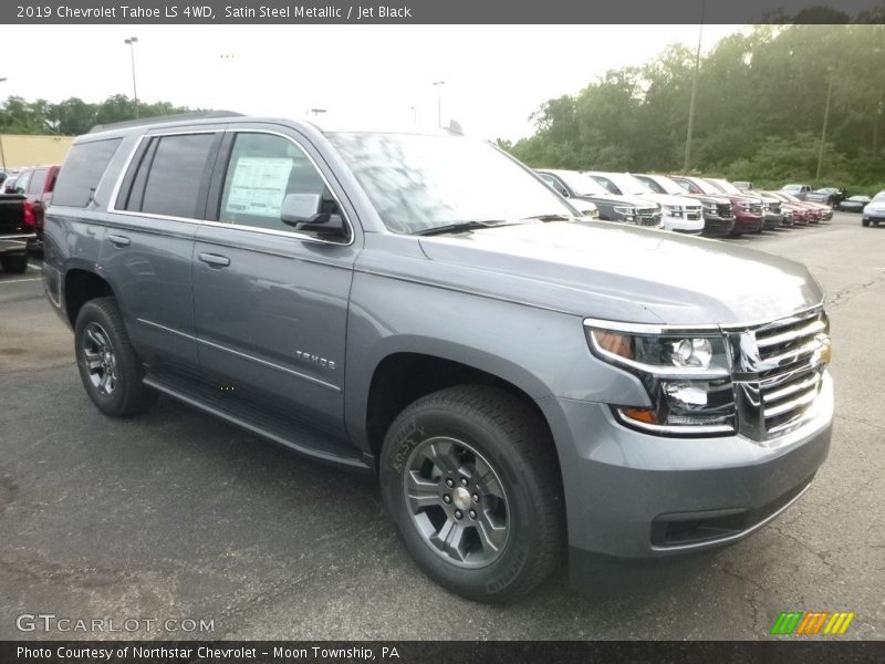 Satin Steel Metallic / Jet Black 2019 Chevrolet Tahoe LS 4WD