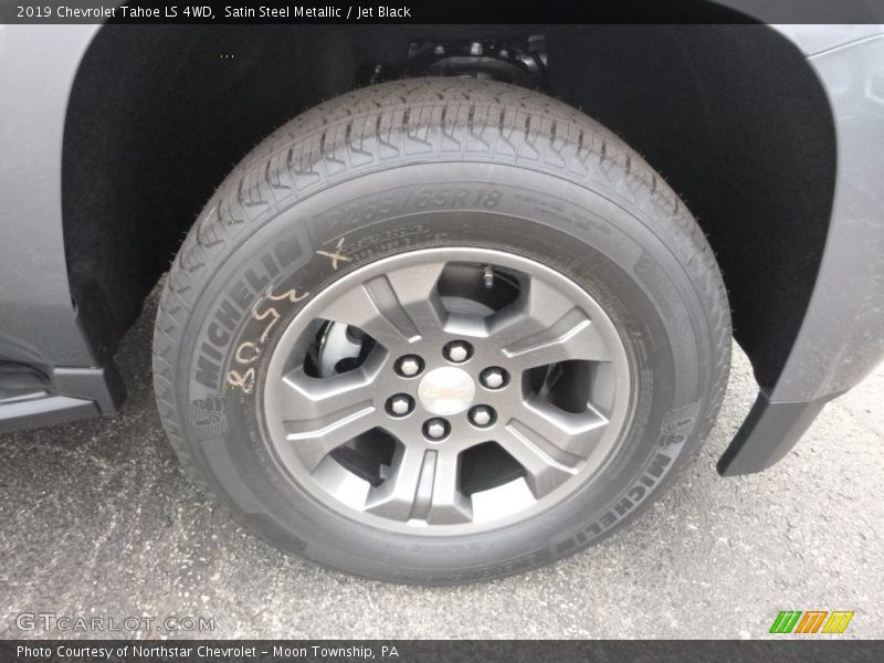 Satin Steel Metallic / Jet Black 2019 Chevrolet Tahoe LS 4WD