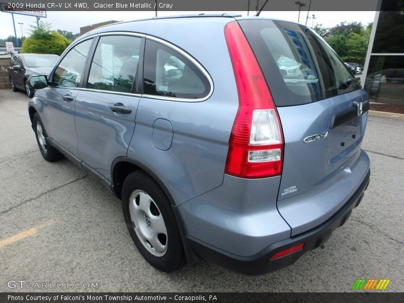 Glacier Blue Metallic / Gray 2009 Honda CR-V LX 4WD