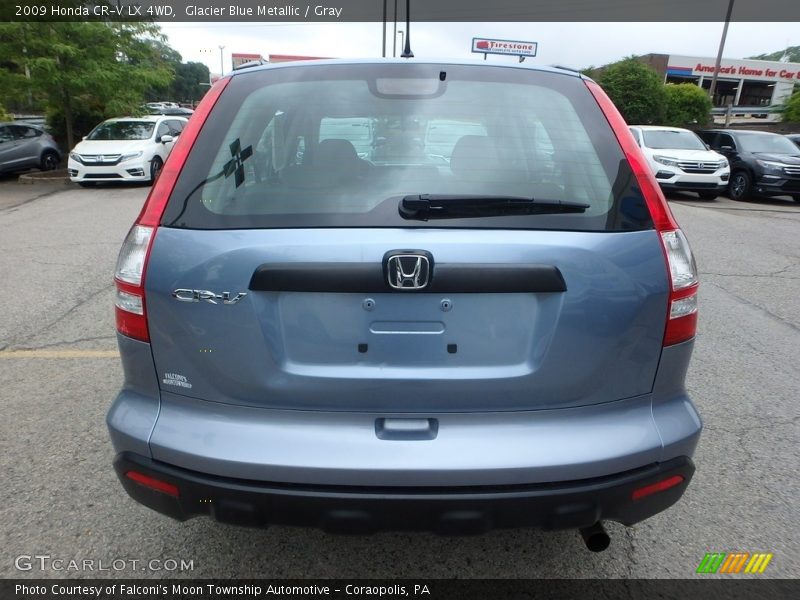 Glacier Blue Metallic / Gray 2009 Honda CR-V LX 4WD