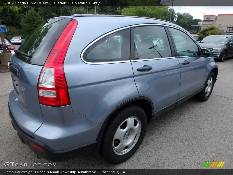 Glacier Blue Metallic / Gray 2009 Honda CR-V LX 4WD