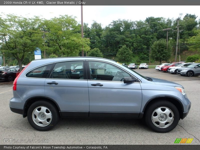 Glacier Blue Metallic / Gray 2009 Honda CR-V LX 4WD