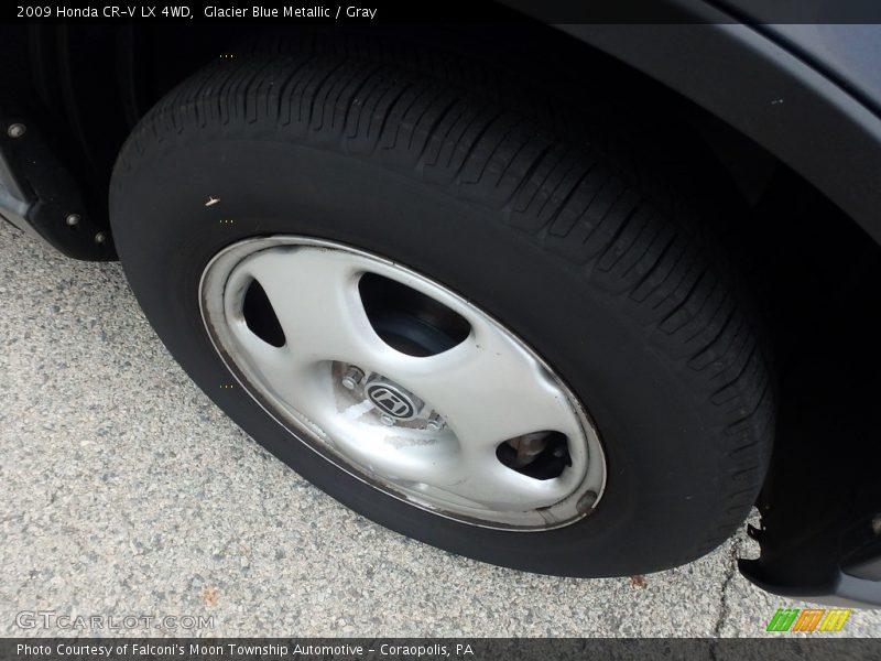 Glacier Blue Metallic / Gray 2009 Honda CR-V LX 4WD