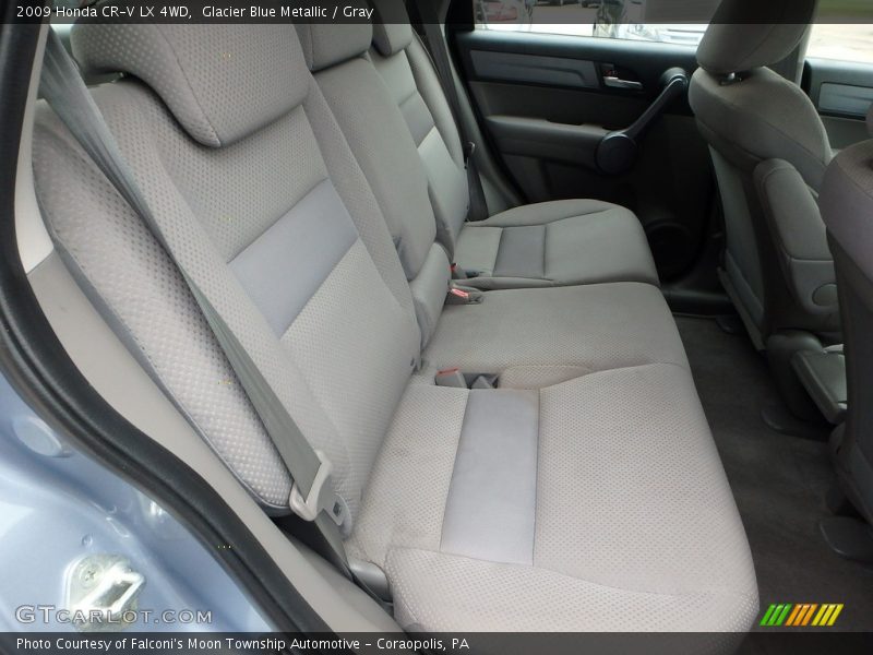 Glacier Blue Metallic / Gray 2009 Honda CR-V LX 4WD