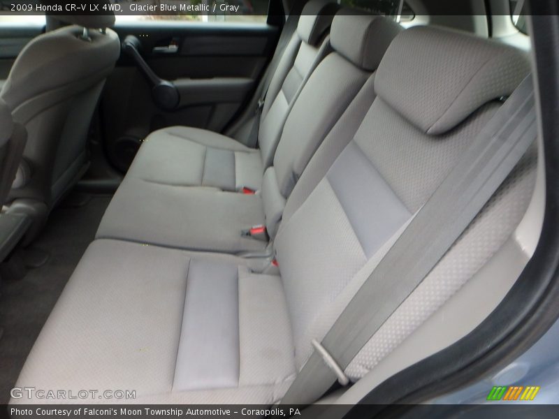 Glacier Blue Metallic / Gray 2009 Honda CR-V LX 4WD
