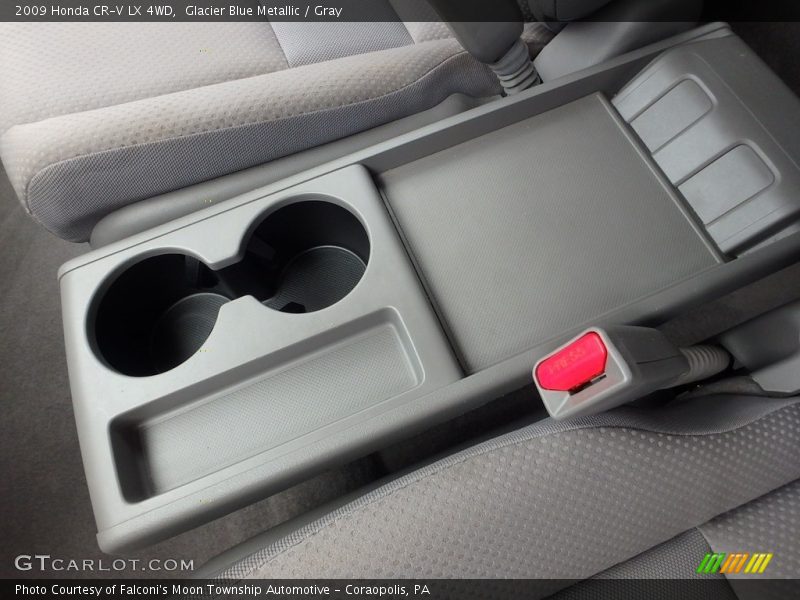 Glacier Blue Metallic / Gray 2009 Honda CR-V LX 4WD