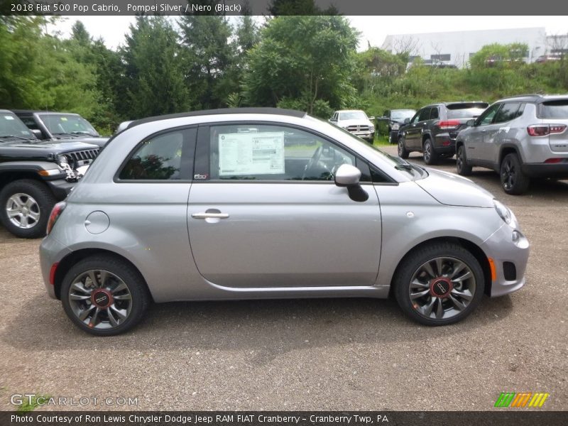  2018 500 Pop Cabrio Pompei Silver