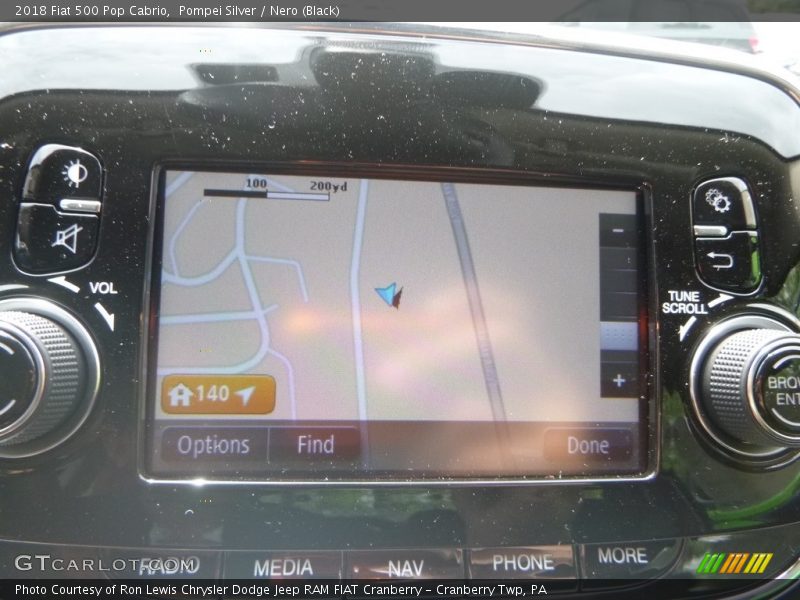 Navigation of 2018 500 Pop Cabrio