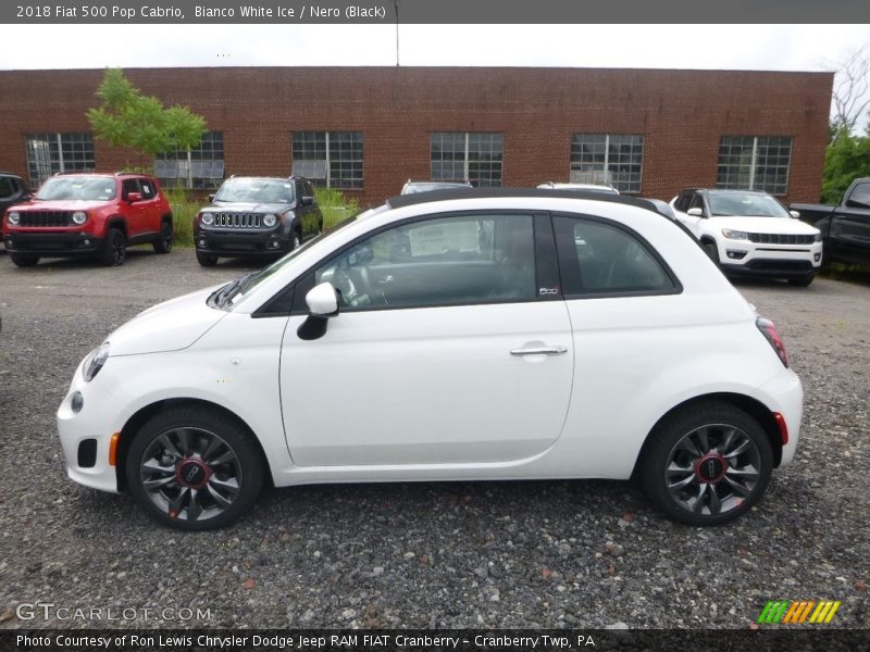  2018 500 Pop Cabrio Bianco White Ice