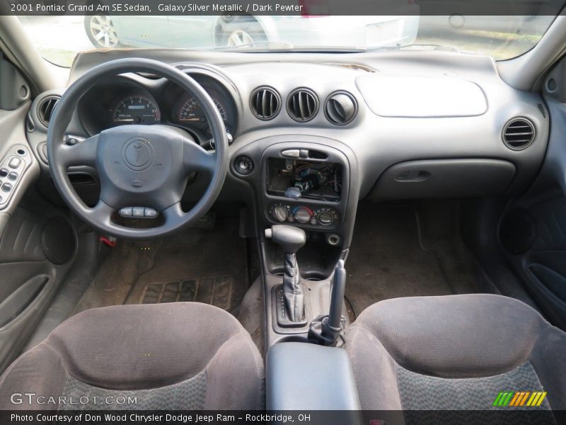 Galaxy Silver Metallic / Dark Pewter 2001 Pontiac Grand Am SE Sedan