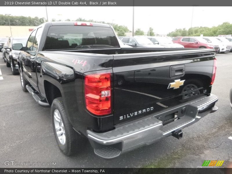 Black / Jet Black 2019 Chevrolet Silverado LD LT Double Cab 4x4