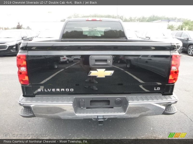 Black / Jet Black 2019 Chevrolet Silverado LD LT Double Cab 4x4