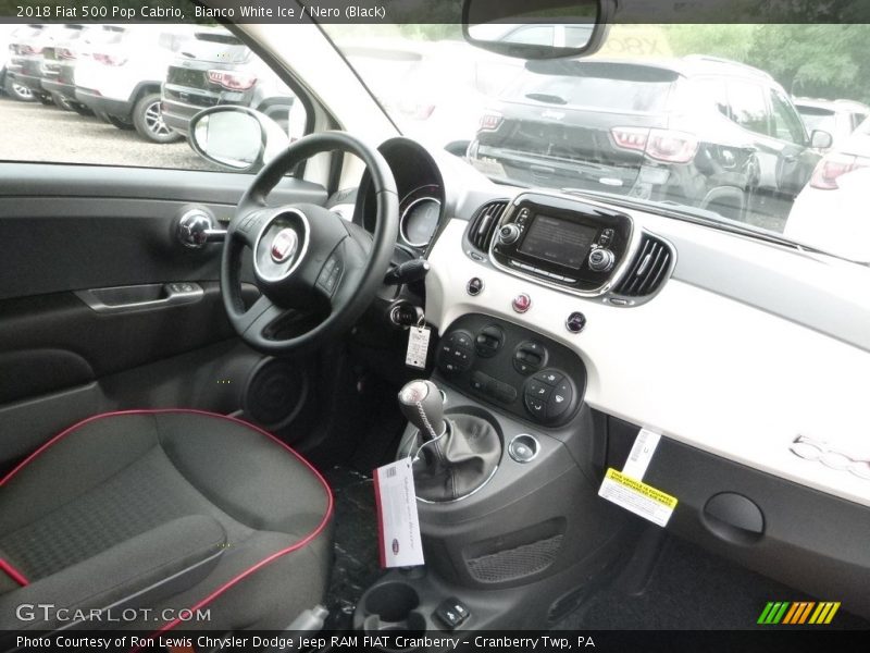 Dashboard of 2018 500 Pop Cabrio