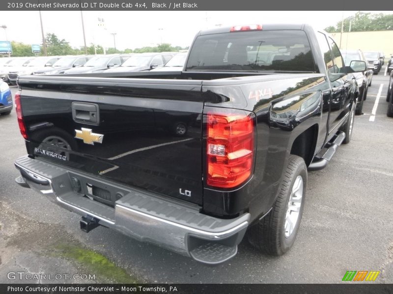 Black / Jet Black 2019 Chevrolet Silverado LD LT Double Cab 4x4