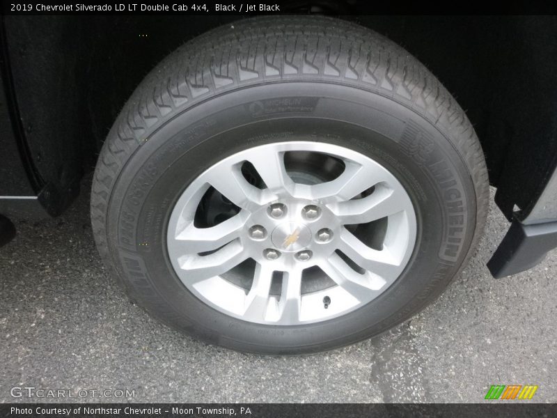 Black / Jet Black 2019 Chevrolet Silverado LD LT Double Cab 4x4