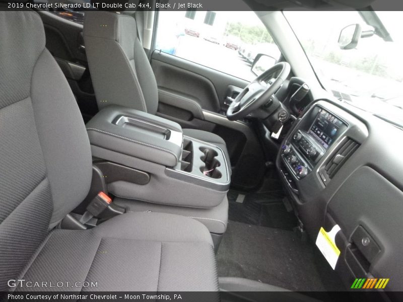 Black / Jet Black 2019 Chevrolet Silverado LD LT Double Cab 4x4