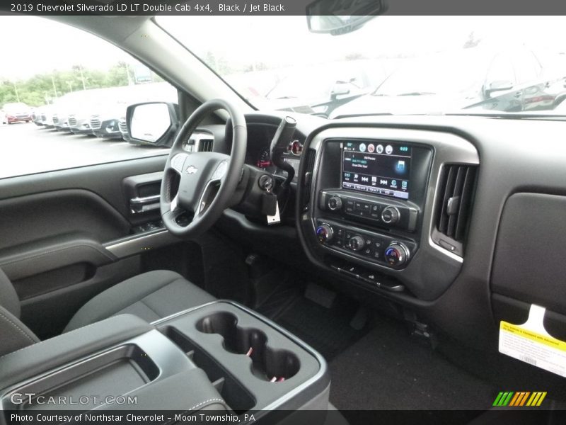 Black / Jet Black 2019 Chevrolet Silverado LD LT Double Cab 4x4