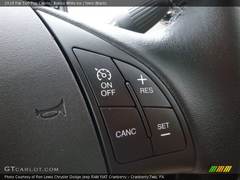  2018 500 Pop Cabrio Steering Wheel