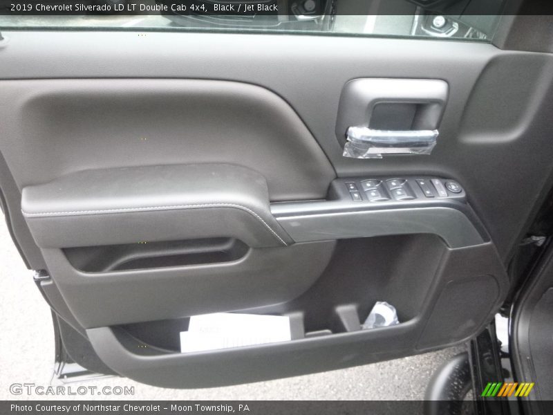 Black / Jet Black 2019 Chevrolet Silverado LD LT Double Cab 4x4