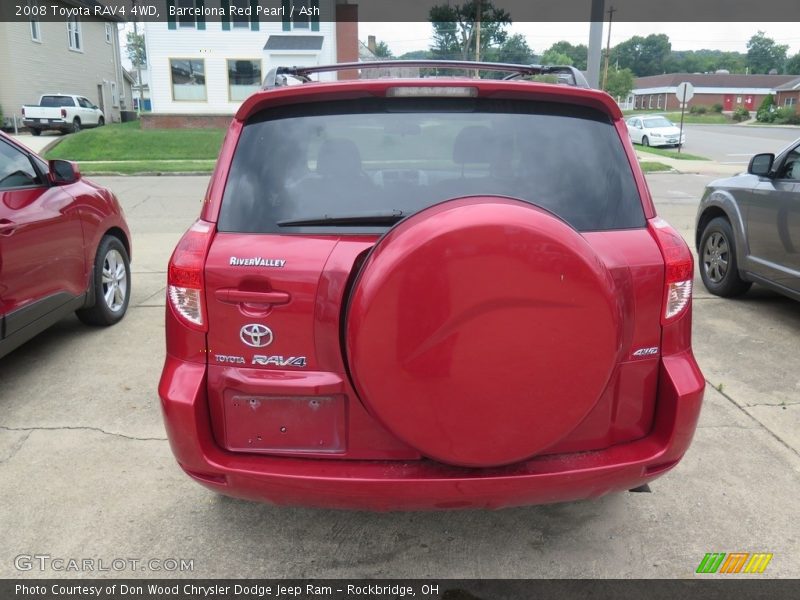 Barcelona Red Pearl / Ash 2008 Toyota RAV4 4WD