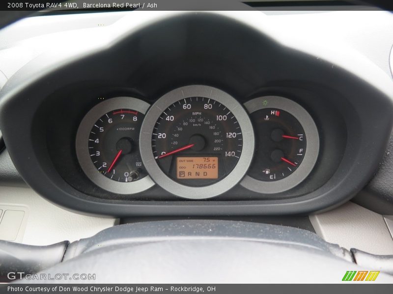 Barcelona Red Pearl / Ash 2008 Toyota RAV4 4WD