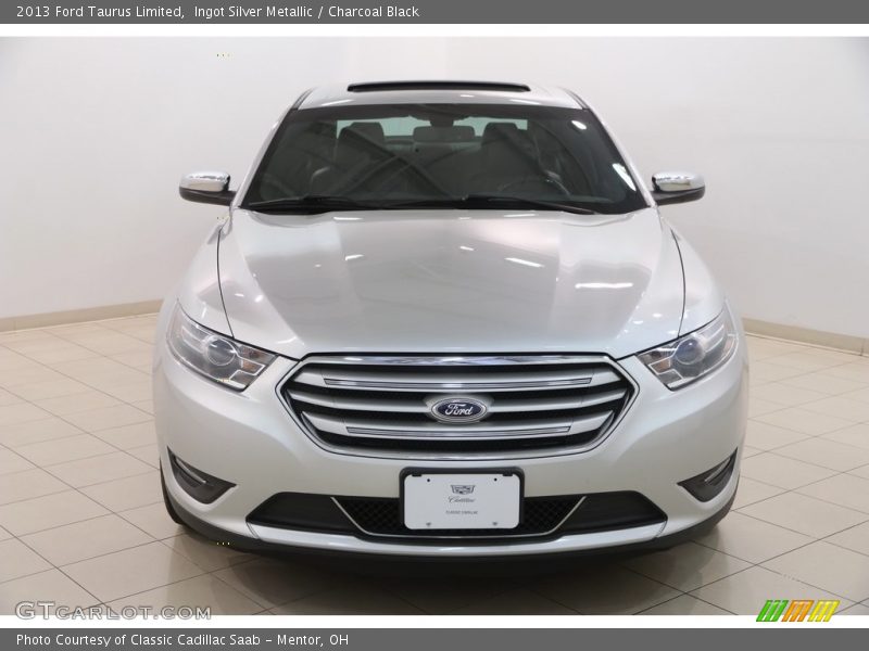 Ingot Silver Metallic / Charcoal Black 2013 Ford Taurus Limited