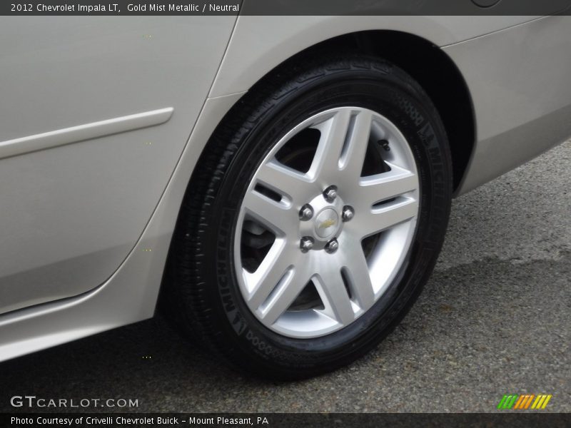 Gold Mist Metallic / Neutral 2012 Chevrolet Impala LT
