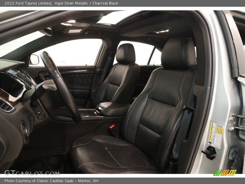 Ingot Silver Metallic / Charcoal Black 2013 Ford Taurus Limited
