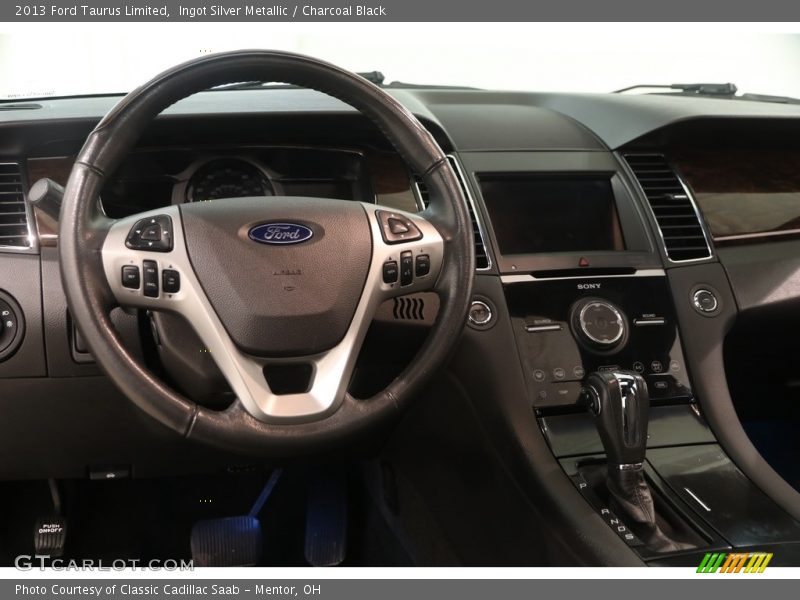 Ingot Silver Metallic / Charcoal Black 2013 Ford Taurus Limited