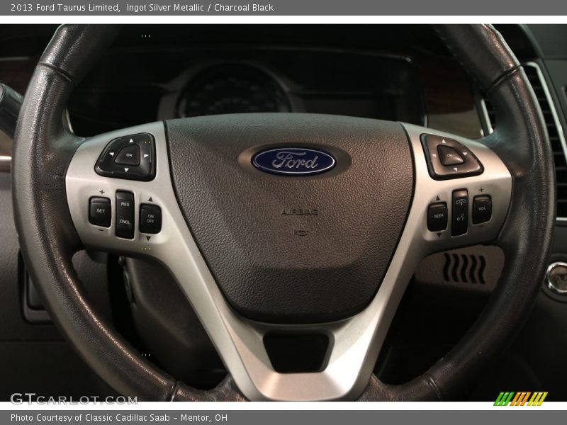 Ingot Silver Metallic / Charcoal Black 2013 Ford Taurus Limited