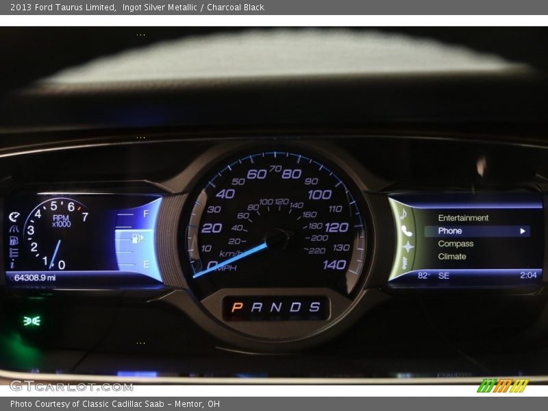 Ingot Silver Metallic / Charcoal Black 2013 Ford Taurus Limited