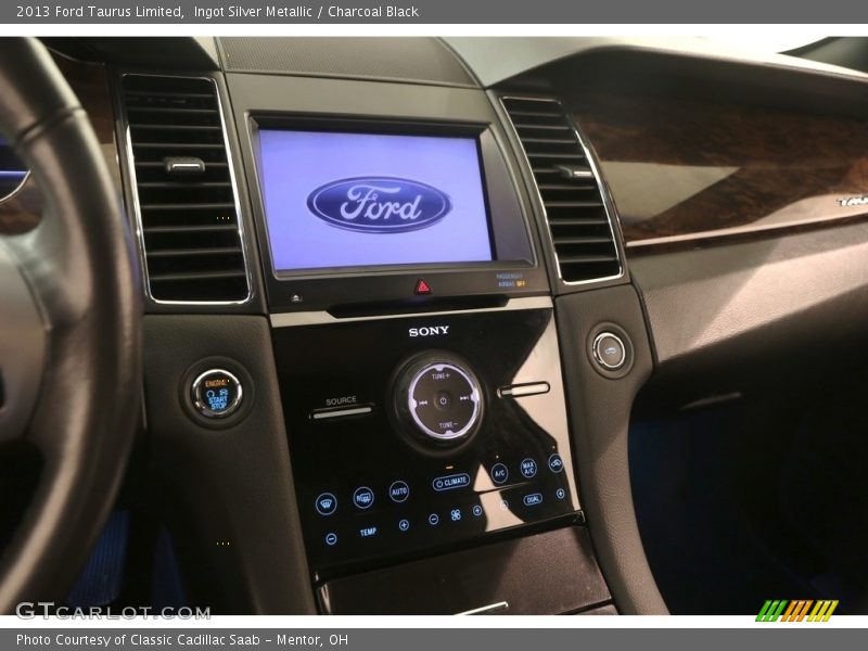 Ingot Silver Metallic / Charcoal Black 2013 Ford Taurus Limited