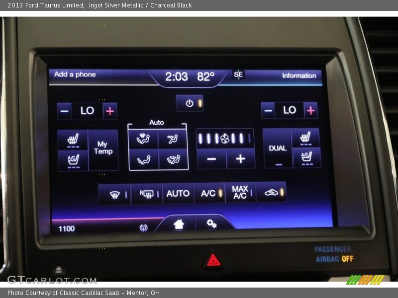 Ingot Silver Metallic / Charcoal Black 2013 Ford Taurus Limited