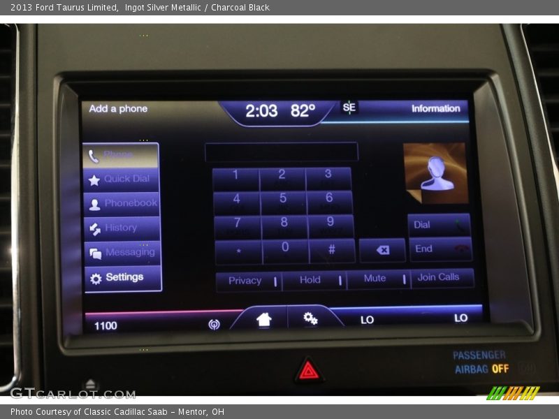 Ingot Silver Metallic / Charcoal Black 2013 Ford Taurus Limited