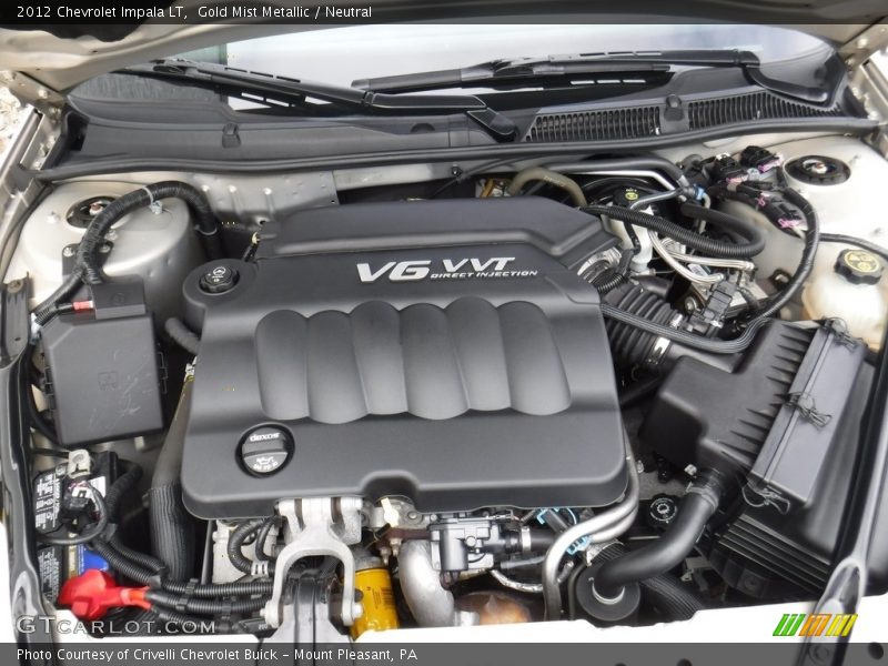 Gold Mist Metallic / Neutral 2012 Chevrolet Impala LT