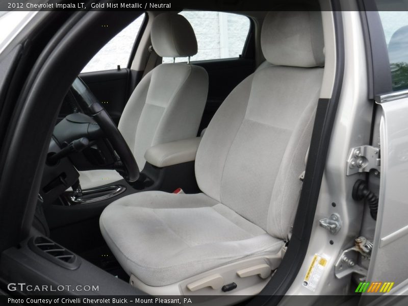Gold Mist Metallic / Neutral 2012 Chevrolet Impala LT
