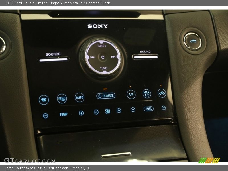 Ingot Silver Metallic / Charcoal Black 2013 Ford Taurus Limited