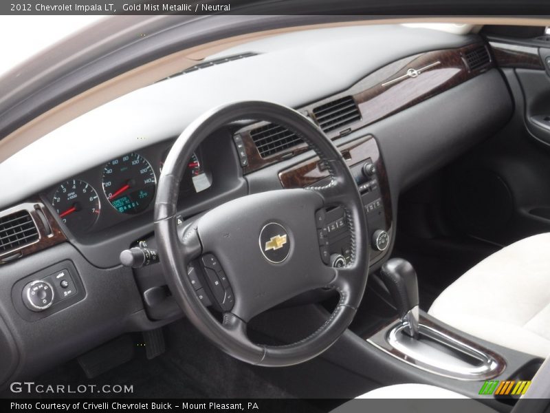 Gold Mist Metallic / Neutral 2012 Chevrolet Impala LT