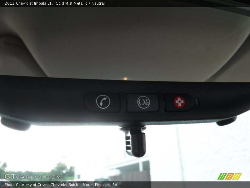 Gold Mist Metallic / Neutral 2012 Chevrolet Impala LT