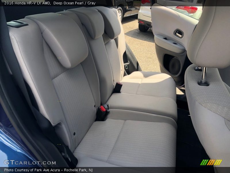 Deep Ocean Pearl / Gray 2016 Honda HR-V LX AWD