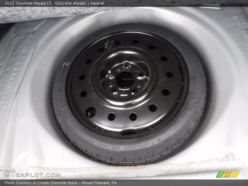 Gold Mist Metallic / Neutral 2012 Chevrolet Impala LT