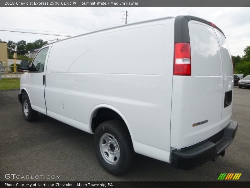 Summit White / Medium Pewter 2018 Chevrolet Express 2500 Cargo WT