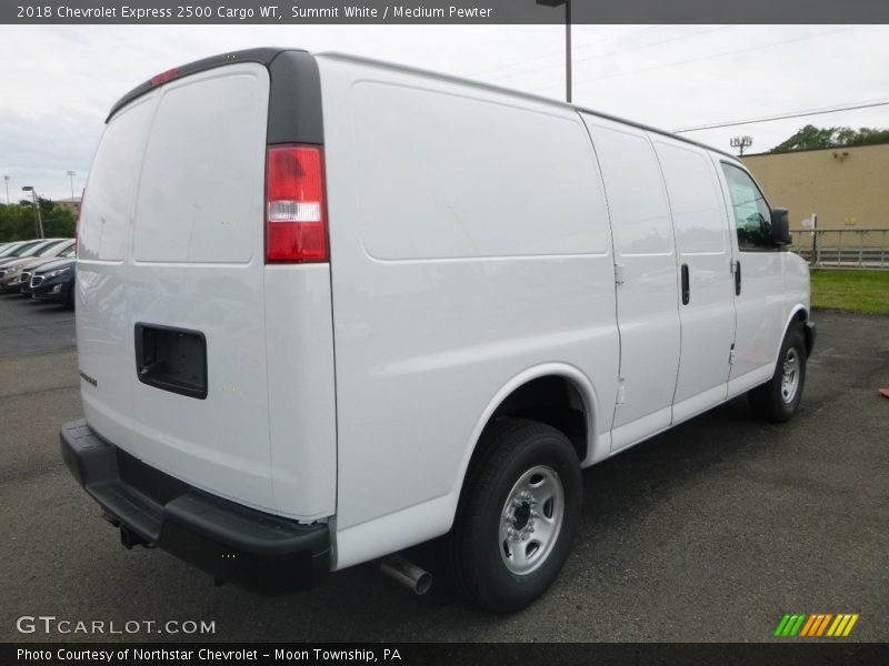 Summit White / Medium Pewter 2018 Chevrolet Express 2500 Cargo WT