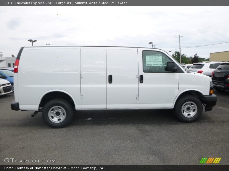 Summit White / Medium Pewter 2018 Chevrolet Express 2500 Cargo WT