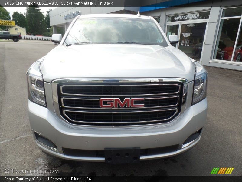 Quicksilver Metallic / Jet Black 2015 GMC Yukon XL SLE 4WD