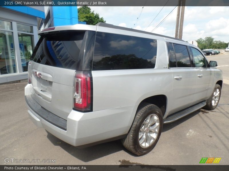 Quicksilver Metallic / Jet Black 2015 GMC Yukon XL SLE 4WD