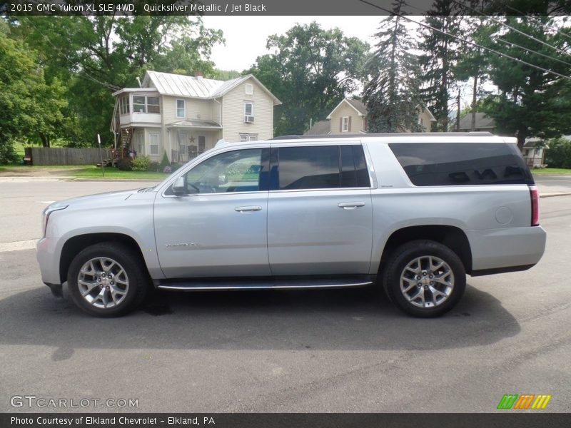 Quicksilver Metallic / Jet Black 2015 GMC Yukon XL SLE 4WD